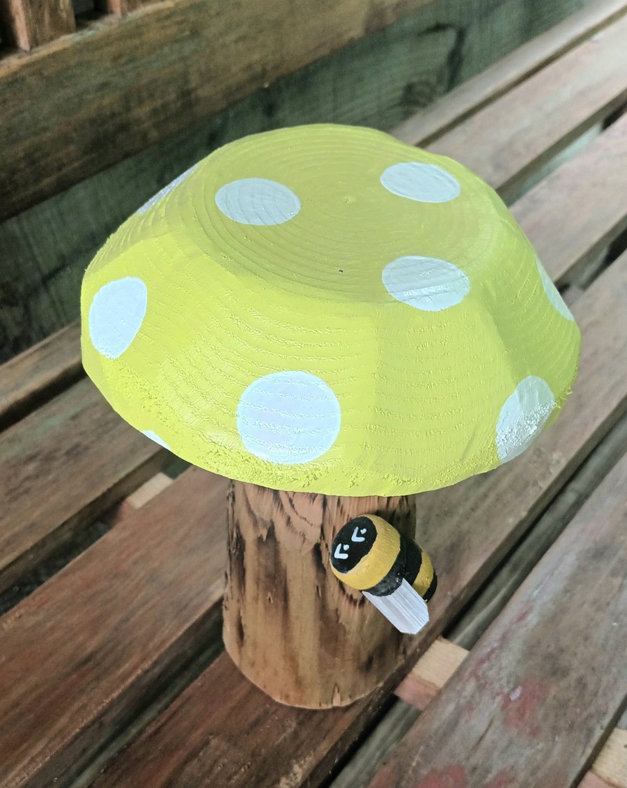 Yellow Spotty Toadstool