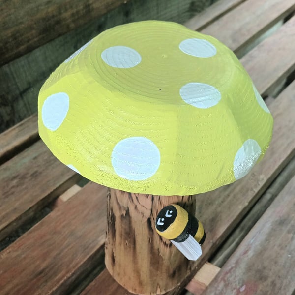 Yellow Spotty Toadstool