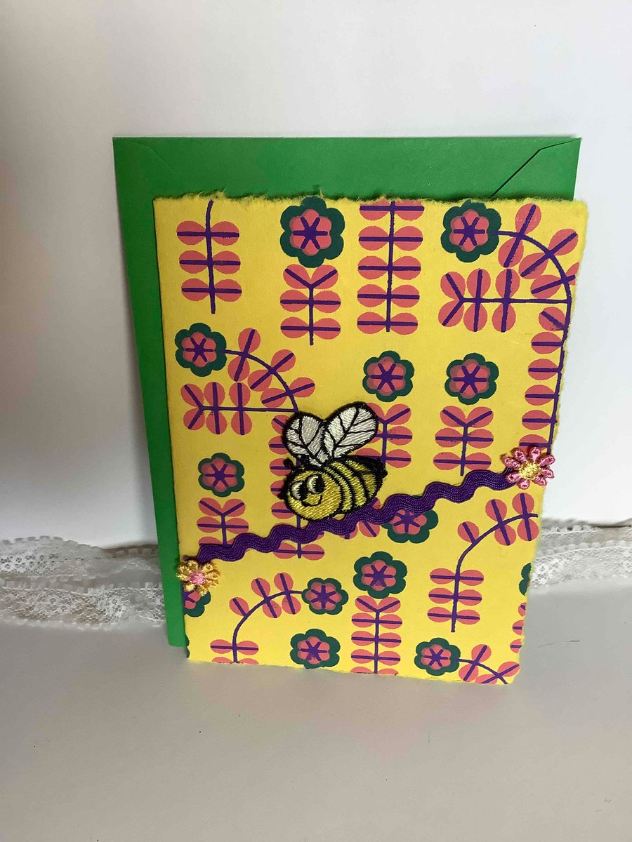 Bright and bee…autiful card
