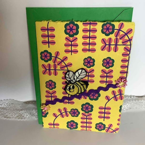 Bright and bee…autiful card
