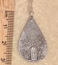 Mysterious door, one-off, pure silver necklace  - Image 4