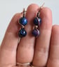 Multicoloured Galaxy Tiger's Eye Copper Earrings Earings Gift Crystal Jewellery - Image 7
