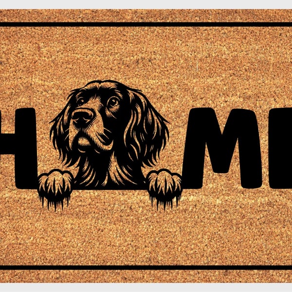 Gordon Setter Home Door Mat No.1 - Gordon Setter Dog Welcome Mat - 3 Sizes