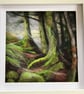Needle felted picture forest trees  - Image 1