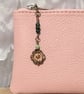 Small bohemian pansy flower zip charms - Image 4