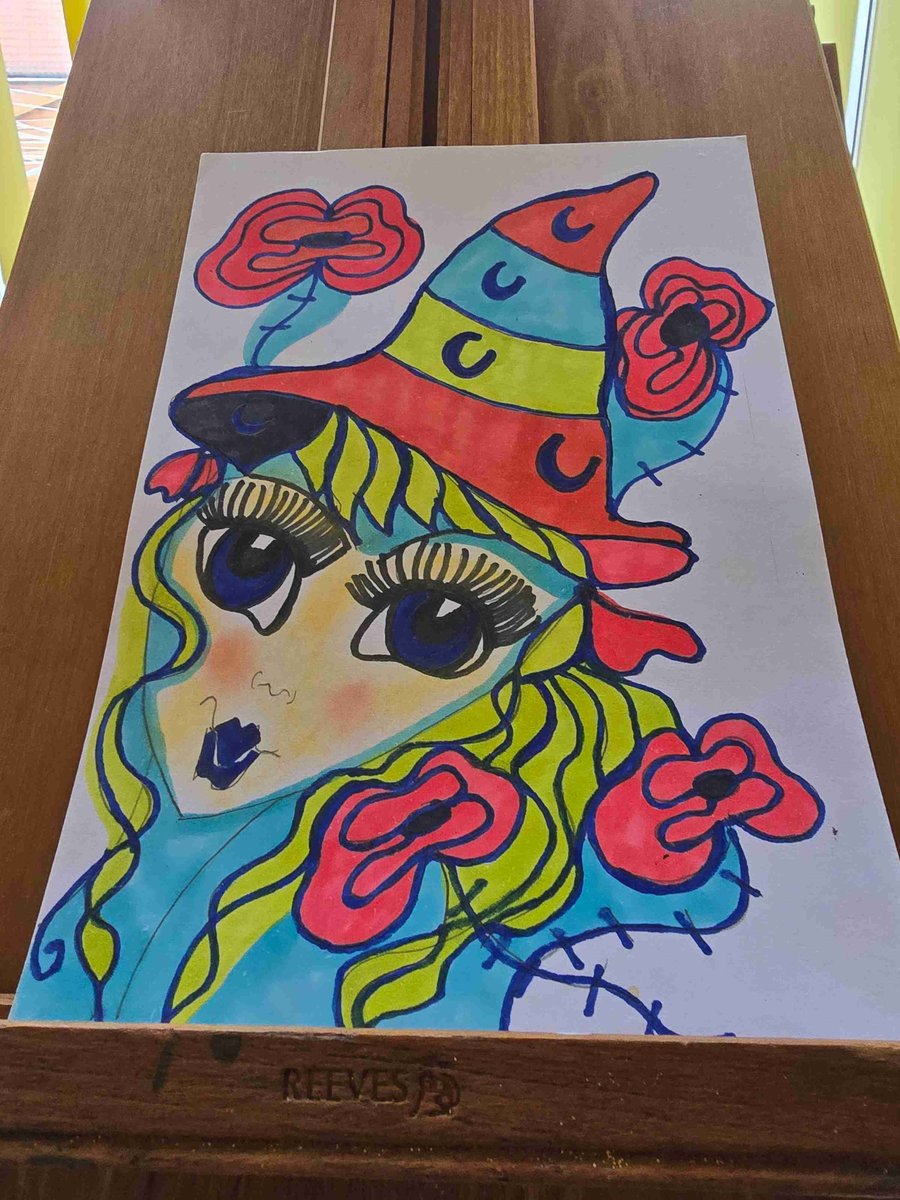 Witch Drawing 