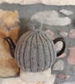 Medium Tea Cosy for 6 Cup,1.1 lt Tea Pot, Hand Knitted, Brown Betty Compatible