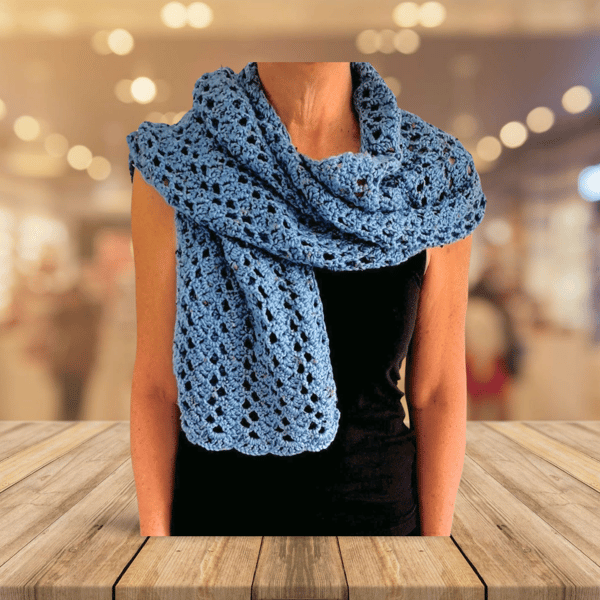 Crocheted Shawl or Wrap 