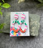 Abstract Organic Oval Hoop Earrings  - Image 8