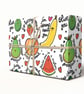Fruity wrapping paper with punny fruit illustrations - Image 6