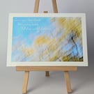 Impressionist Tree Photography Print With Emily Bronte Quote