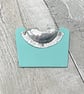 Recycled Aluminium Drink Can, Turquoise Square Acrylic Shape Necklace Pendant - Image 5