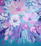 original art floral box canvas painting ( ref FA 340 R1 ) - Image 2