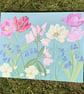 Floral Hand Painted Wooden Panel  - Image 2