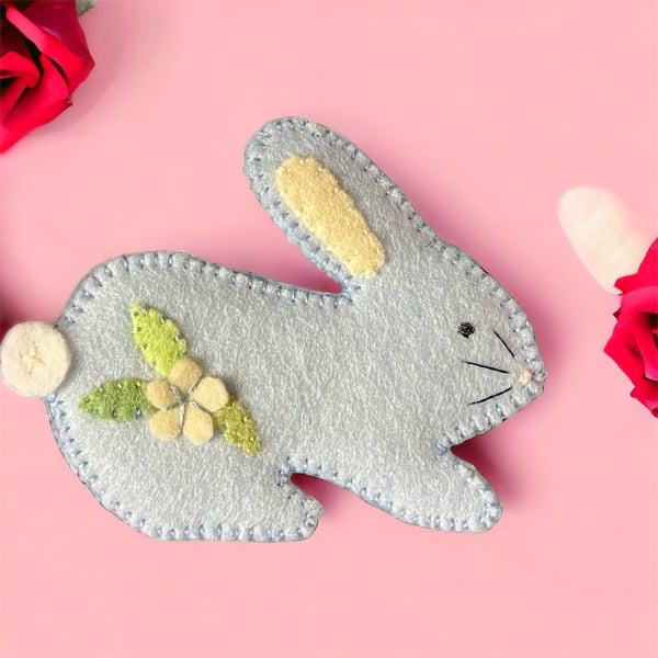 Felt Bunny Ornament 