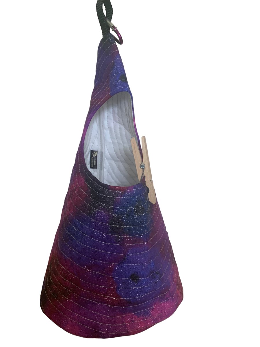 Peg Bag - Purple splash 