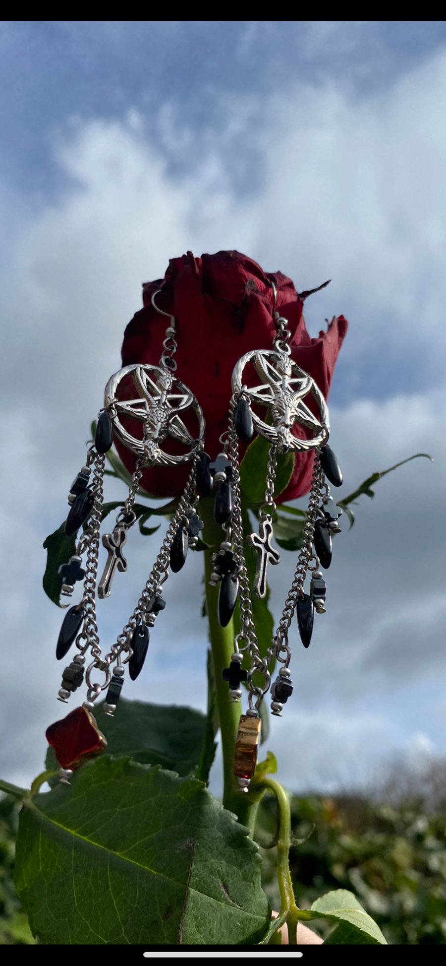 Baphomet Earrings 