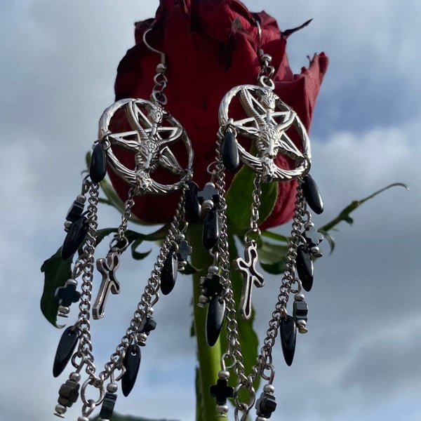 Baphomet Earrings 