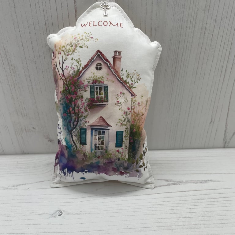 Home - Welcome Door Pillow by Carolee Crafts PB7 - 0003