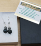 Bloodstone sphere earrings - Image 5