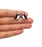 Puffin Stud Earrings - Handpainted - Bird Earrings
