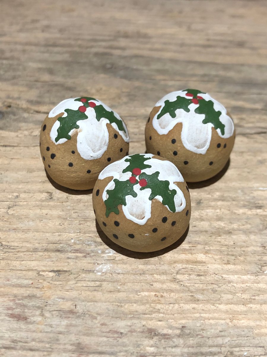 Teeny Christmas puddings 