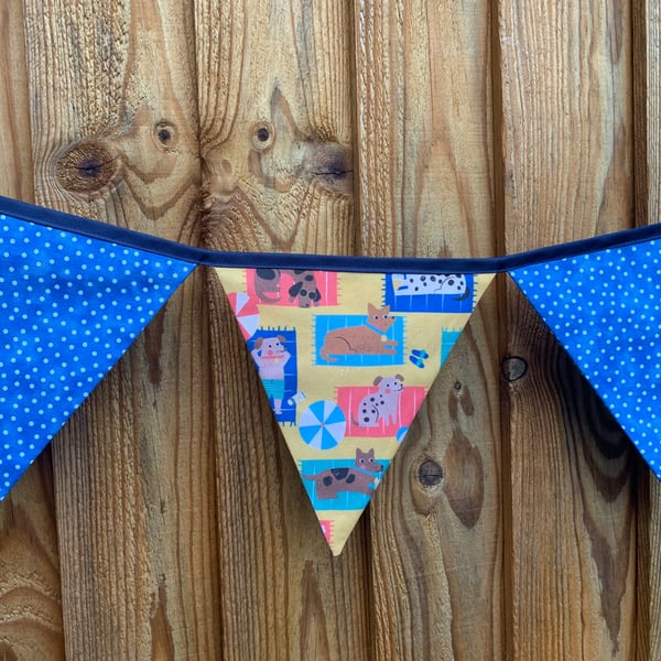 Large bunting - Puppy Pool Party