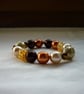 BROWN, COPPER AND GOLD BRACELET.  813 - Image 2
