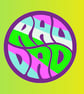 RAD DAD Father’s Day Card – A6 Psychedelic Greeting Card for Cool Dads  - Image 2