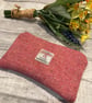 Harris Tweed Coin Purse Pink Tweed - Image 4