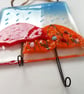 Fused Glass Umbrella Hooks: Kitchen Tea Towel, Dog Lead, Key Holder - Image 4