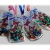 Little Butterfly Picture Fused Glass Hanging Garden