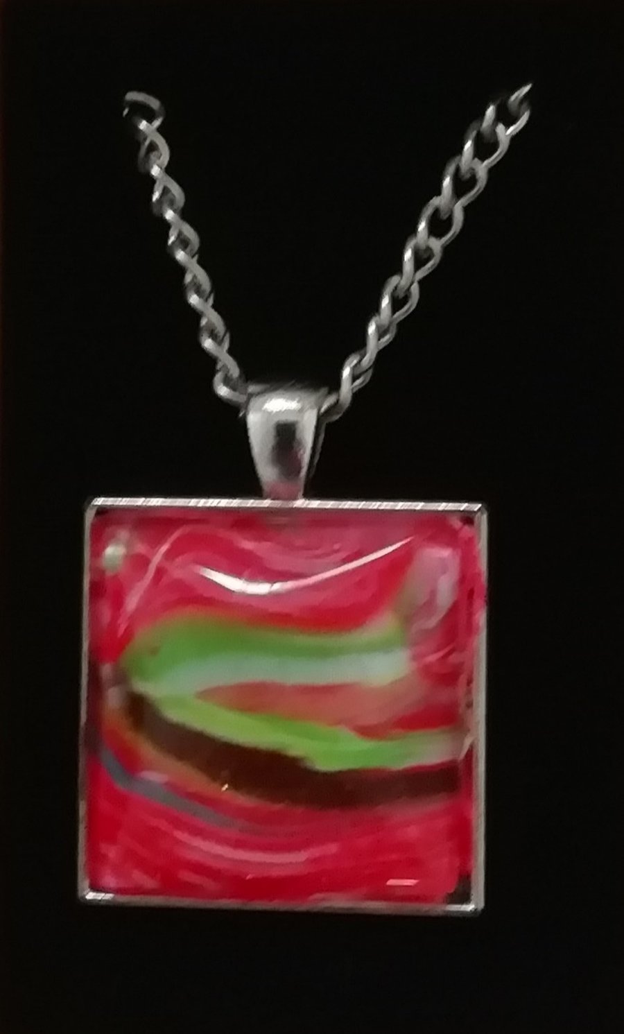 Marble pendant necklace 