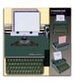 Typewriter 3D greeting card - Folksy