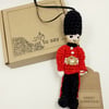 Crochet King's Guardsman Christmas Decoration 