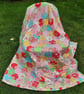 Patchwork Quilt Hexagon bedspread Single Size Throw - Image 4