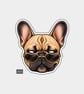 Funny Vinyl Die Cut Sticker For Adults - French Bulldog In Sunglasses