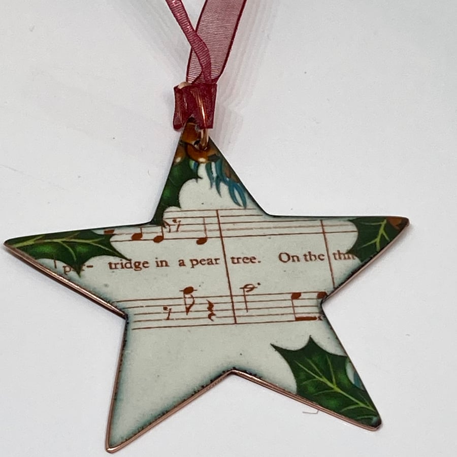 Partridge in a Pear Tree Christmas Decoration