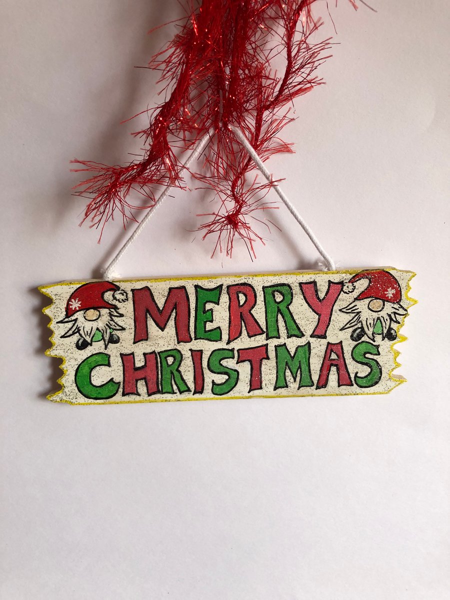 Merry Christmas sign