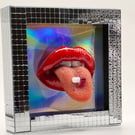 Party People 3D Lips & Tongue Framed Wall Art Picture