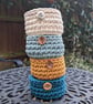 Crochet container, storage pot, desk tidy, recycled - Image 8