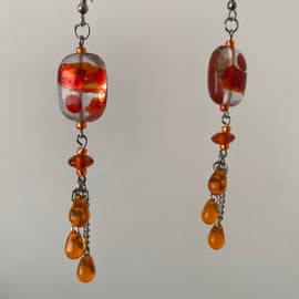 Lava Lamp Earrings 