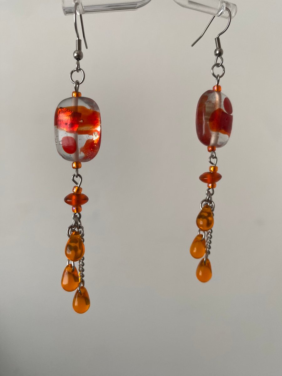 Lava Lamp Earrings 