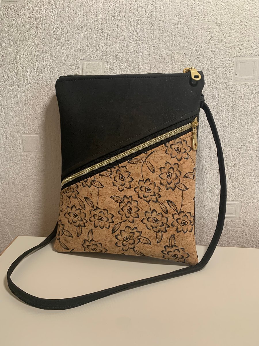 Black Rose Crossbody Bag