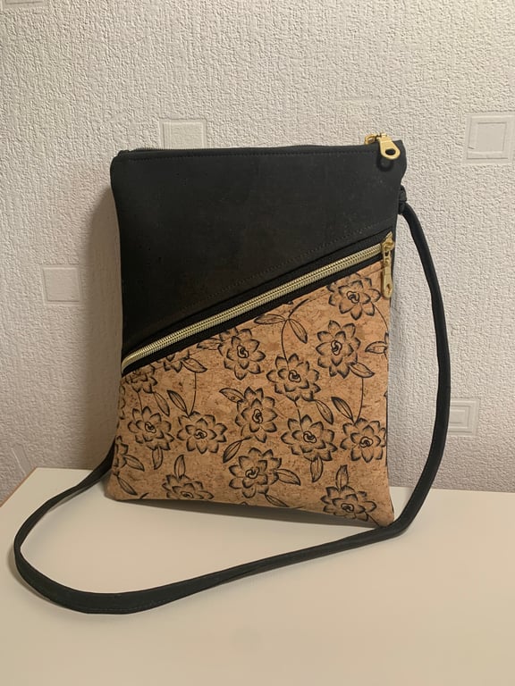 Black Rose Crossbody Bag