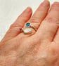 Adjustable Sterling Silver Gemstone Ring, Handmade UK - Image 3