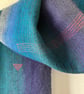 Saltwick Bay Handwoven Herringbone Merino and Silk Scarf - Image 7