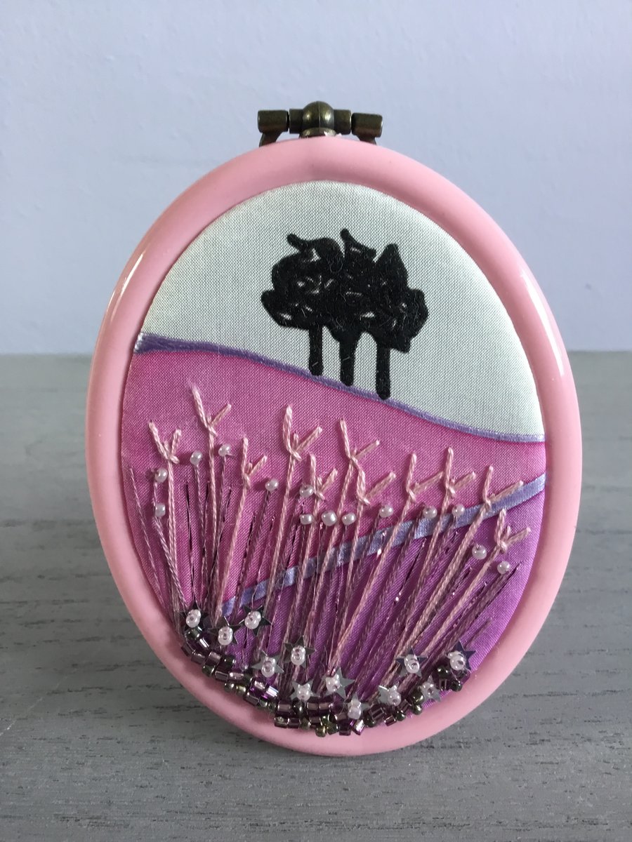 Hand Embroidered Landscape Picture 