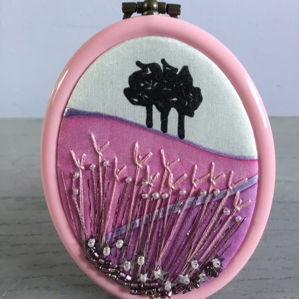 Hand Embroidered Landscape Picture 