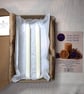 Set of 2 White Beeswax Ceremony Collection Handmade Tall Taper Candles - Image 4
